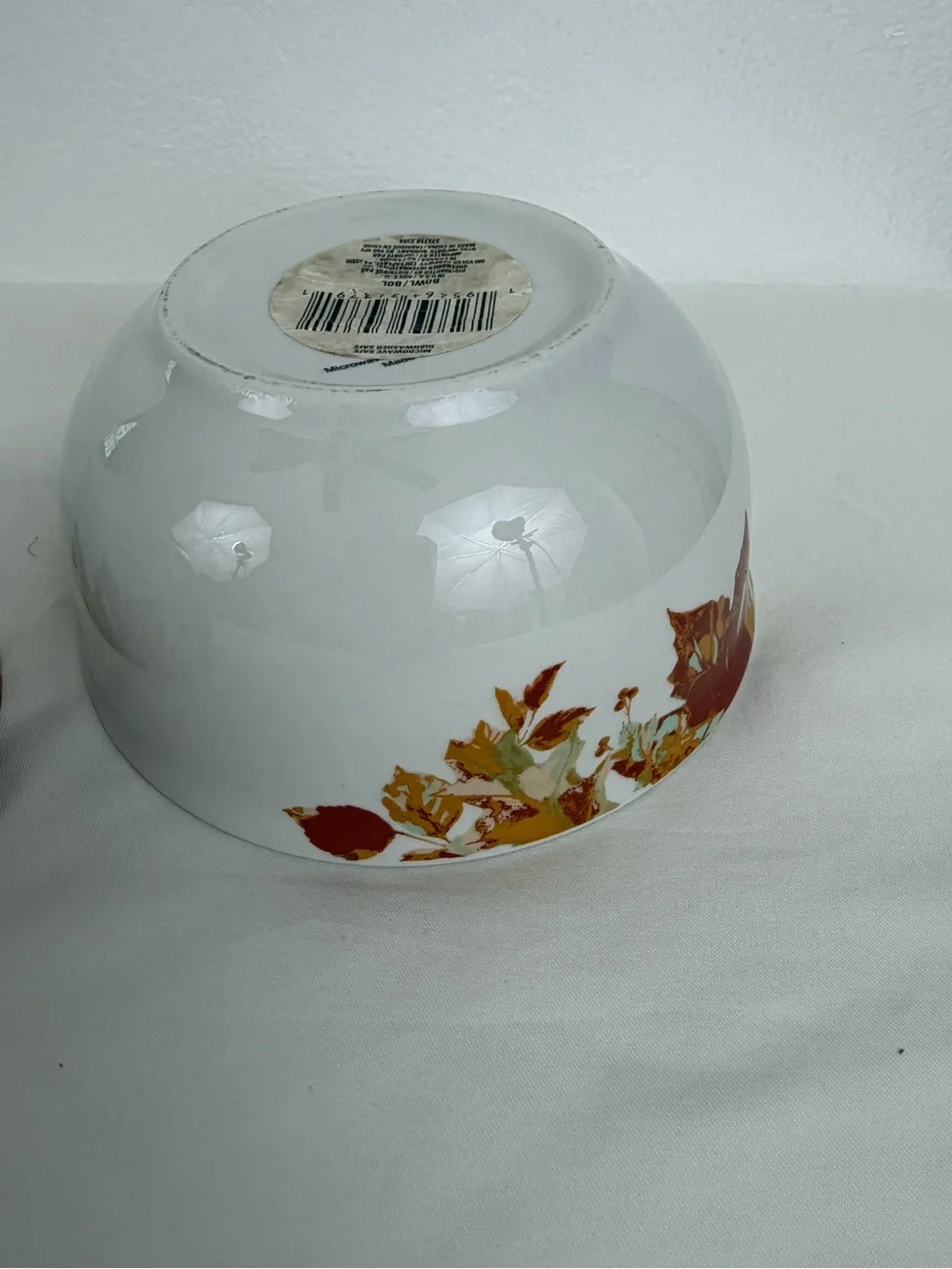Royal Norfolk Autumn Leaves Fall Acorns Set Of 4 Soup Cereal Bowls